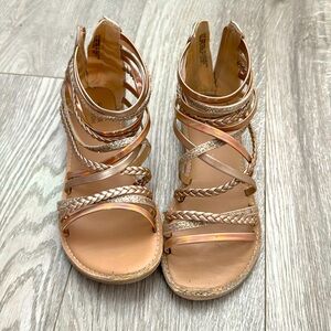 Harper Canyon kids gladiator sandals size 3